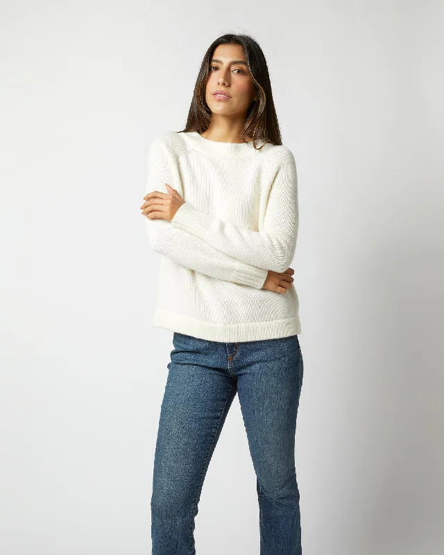 Golightly Sweater in Ivory Cashmere