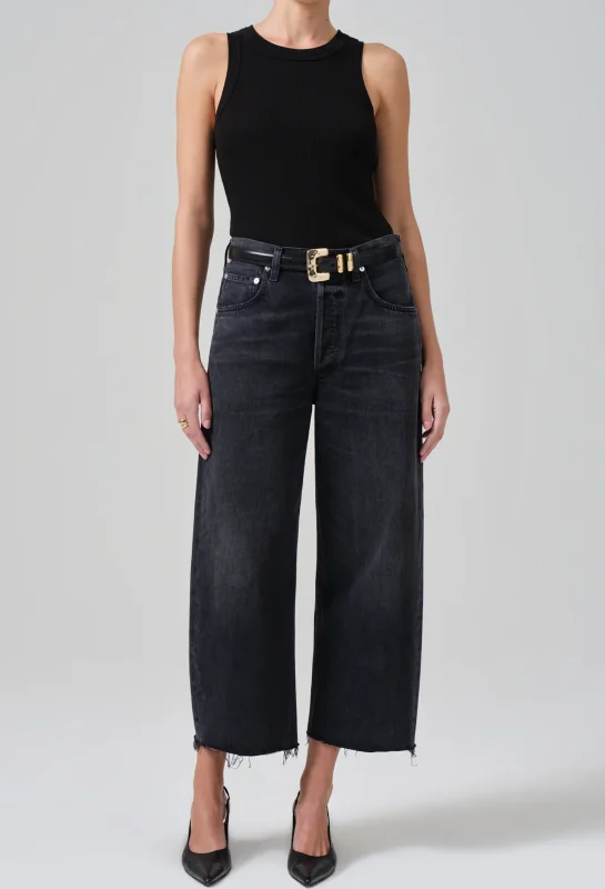 Ayla Raw Hem Crop Jean