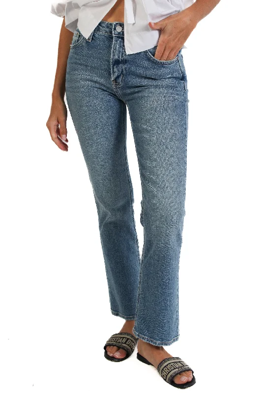 Slim Cropped Bootcut Denim