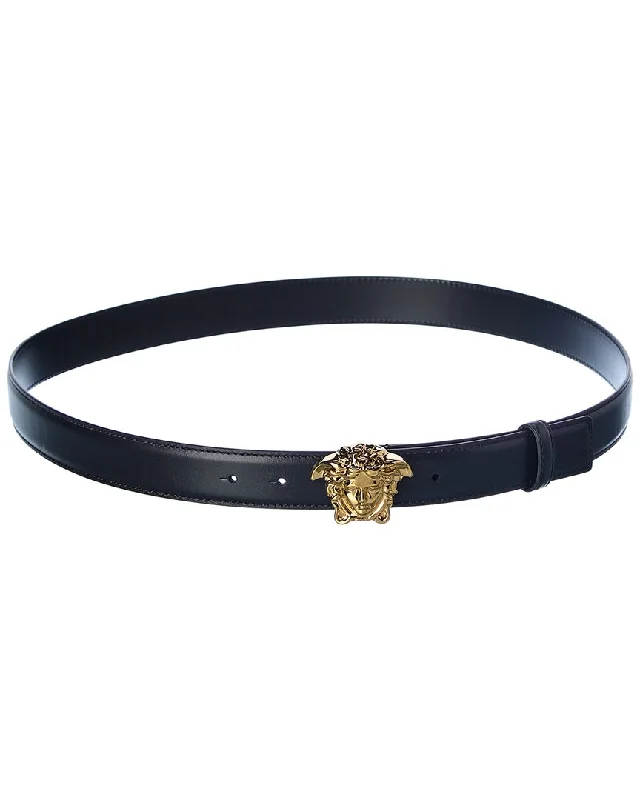 Versace La Medusa Leather Belt