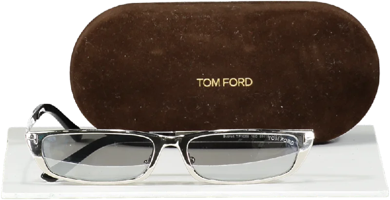 Tom Ford Metallic Silver Everett Tf1059 16c Sunglasses In Case