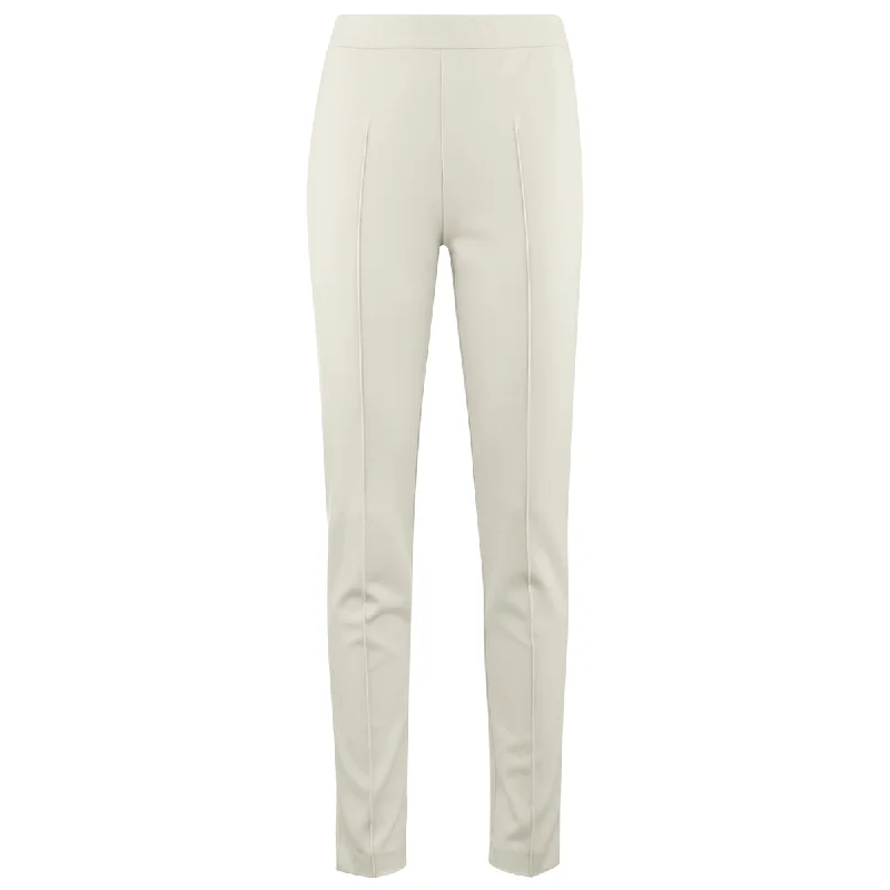 Slim Fit Pintuck Pant in Beige