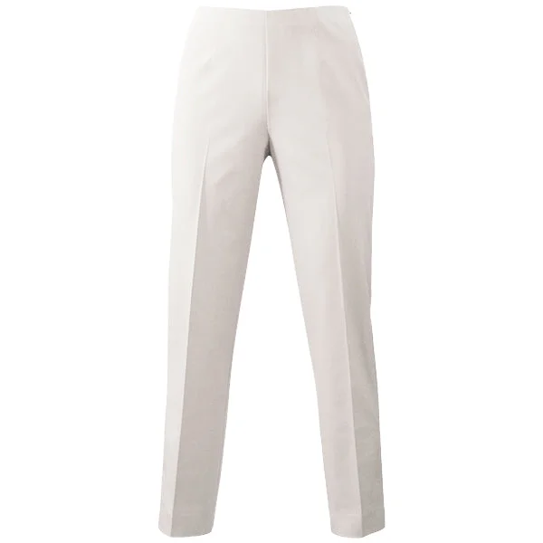 Techno Side Zip Capri in Alabaster