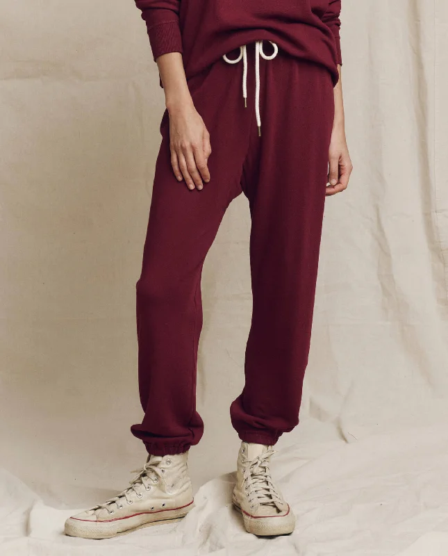 The Stadium Sweatpant. Solid -- Plum