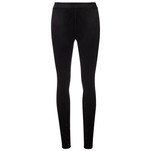 Velvet Scuba Pull on Pant in Black