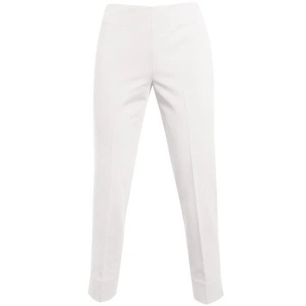 Viscose Knit Capri in White